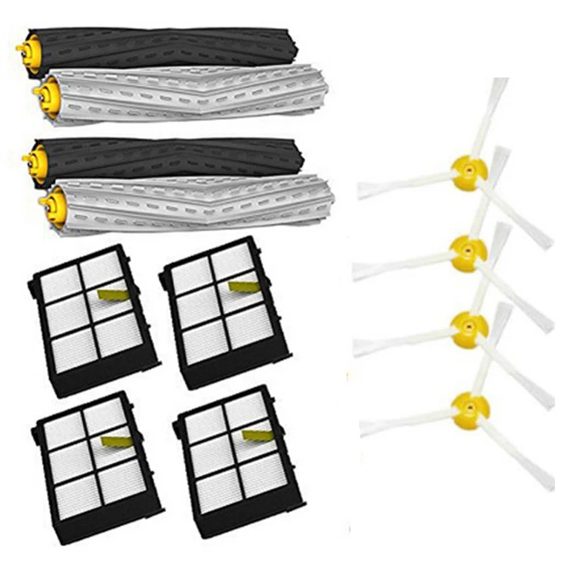 1 комплект без спутывания экстрактор мусора фильтры и боковая щетка набор для