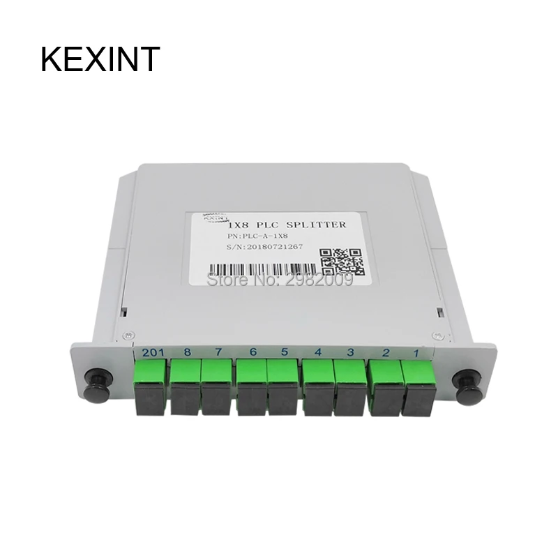 Manufacturer Fiber Optic PLC Splitter 1*8 Insertion outdoor electrical splitter / LGX / Cassette type SC/APC / 5Pieces
Manufacturer Fiber Optic PLC Splitter 1*8 Insertion outdoor electrical splitter / LGX / Cassette type SC/APC / 5Pieces