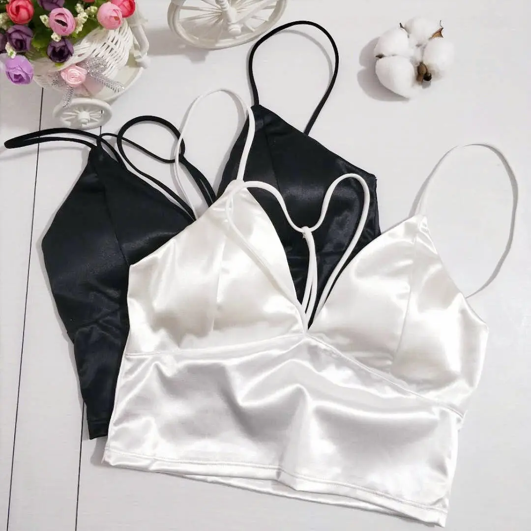 New Fashion Crop Top Women Camis Sexy Cross Bandage Summer Black White Bandeau Tank Tops Women Clothing Sexy Female Camisole
New Fashion Crop Top Women Camis Sexy Cross Bandage Summer Black White Bandeau Tank Tops Women Clothing Sexy Female Camisole