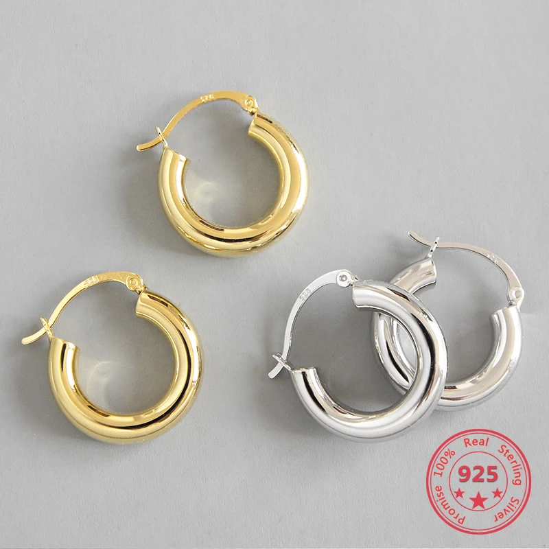 Korea New Style 100% 925 Silver Earrings Fashion Concise Delicate Round Stud Earring Fine Jewelry for Female
Korea New Style 100% 925 Silver Earrings Fashion Concise Delicate Round Stud Earring Fine Jewelry for Female