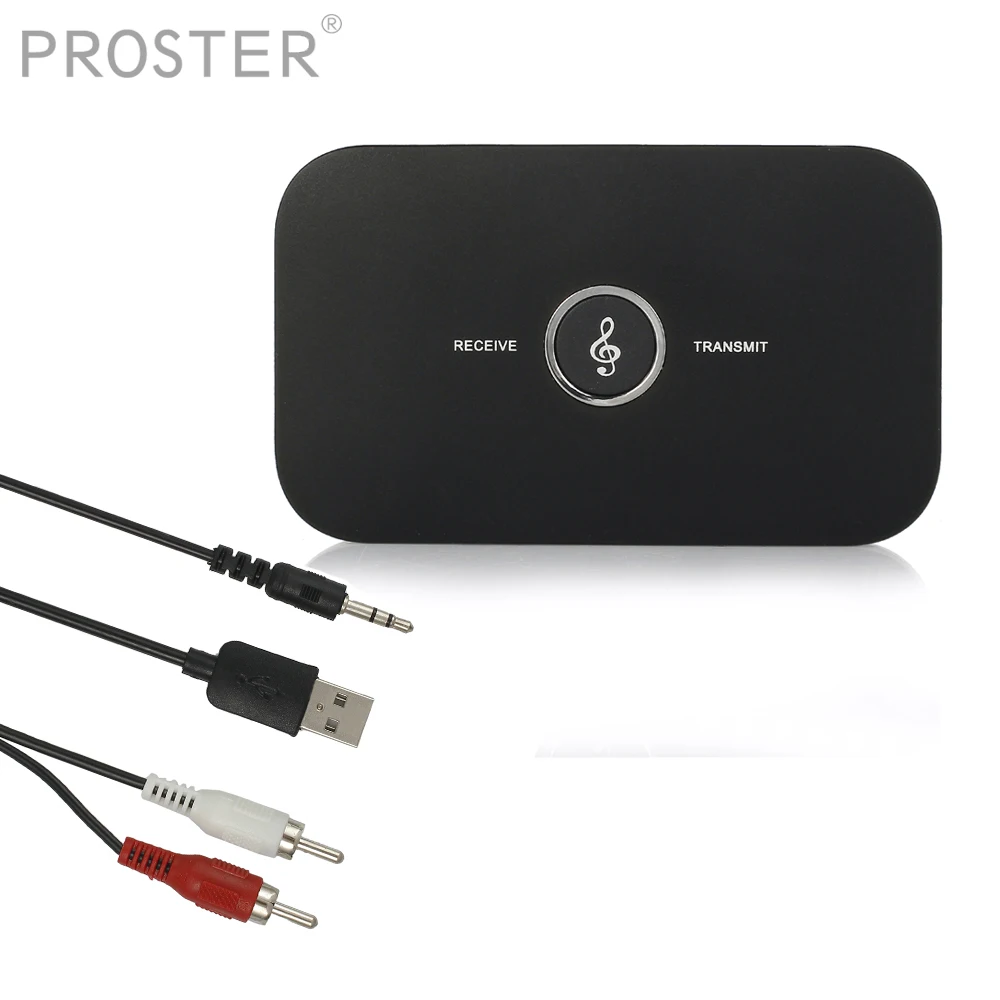 Фото PROZOR 2-в-1 Bluetooth-совместимый приемник передатчик беспроводной A2DP аудио адаптер для