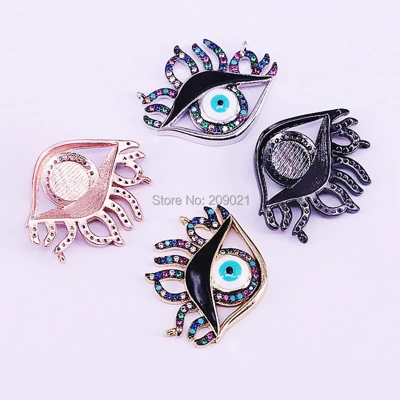 6Pcs New Trendy Micro Pave Rainbow CZ Eye Pendant/Charm Necklace, Cubic Zirconia Necklaces Women Jewelry
6Pcs New Trendy Micro Pave Rainbow CZ Eye Pendant/Charm Necklace, Cubic Zirconia Necklaces Women Jewelry