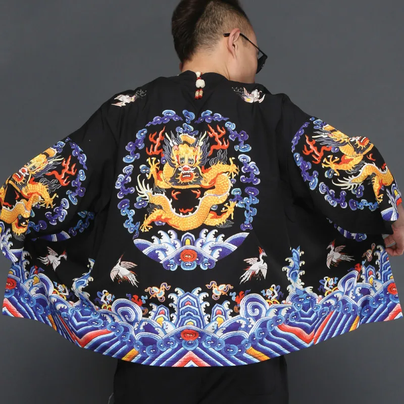 Traditional Men Japanese Pajamas Tops Simple Kimono Yukata Nightgown Sleepwear Bathrobe Leisure Wear Lover Homewear H9041
Traditional Men Japanese Pajamas Tops Simple Kimono Yukata Nightgown Sleepwear Bathrobe Leisure Wear Lover Homewear H9041