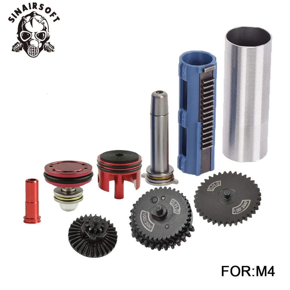 SINAIRSOFT 100:200 Gear Nozzle Cylinder Spring Guide 14 Teeth Piston Kit Fit Airsoft M4 MP5 AK G36 Paintball Hunting Accessories
SINAIRSOFT 100:200 Gear Nozzle Cylinder Spring Guide 14 Teeth Piston Kit Fit Airsoft M4 MP5 AK G36 Paintball Hunting Accessories