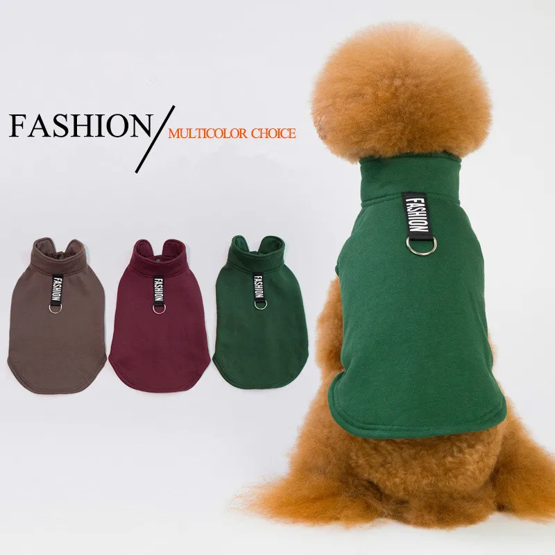 New Pet Dogs Clothes Autumn&Winter WarmSoft Fleece Sweatshirt Thickening Solid Color Vest Jacket For Puppy Large&Medium Dogs
New Pet Dogs Clothes Autumn&Winter WarmSoft Fleece Sweatshirt Thickening Solid Color Vest Jacket For Puppy Large&Medium Dogs