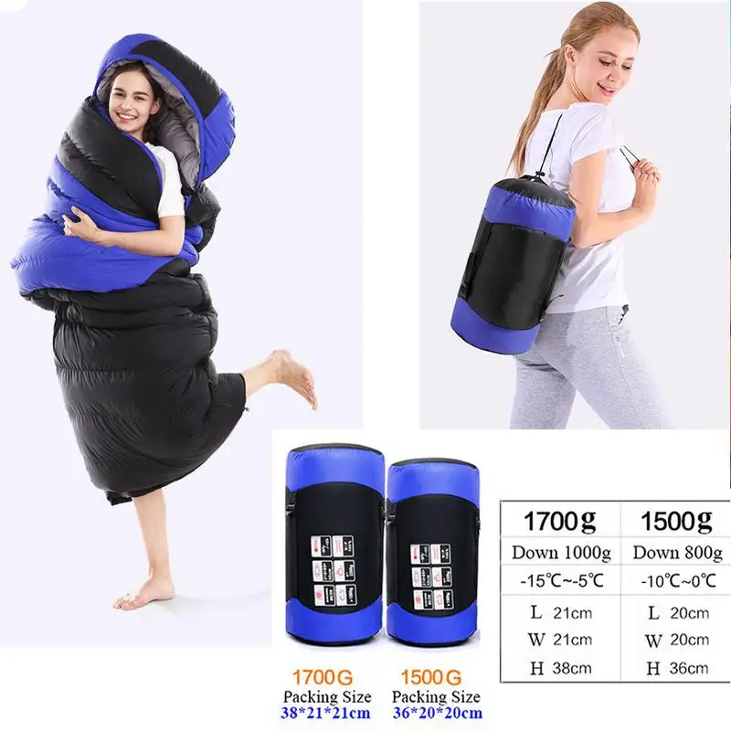 800G White Duck Down Adult Sleeping Bag Down Camping Envelope Sleeping Bag For Winter Outdoors Camping
800G White Duck Down Adult Sleeping Bag Down Camping Envelope Sleeping Bag For Winter Outdoors Camping