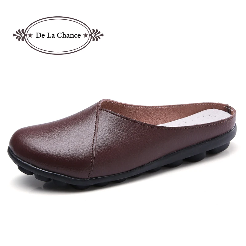 Plus Big Size Women Flat Shoes Brand 2018 Fashion Mules For Women Split Leather Slip On Flip Flops Women Slippers Slides Shoe
Plus Big Size Women Flat Shoes Brand 2018 Fashion Mules For Women Split Leather Slip On Flip Flops Women Slippers Slides Shoe