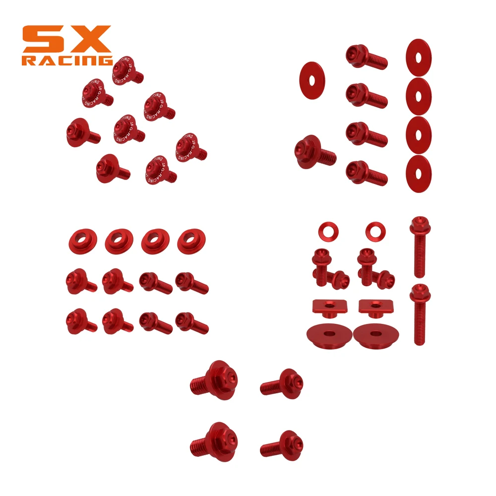 Motorcycle CNC Accessories Front Rear Fender Seat Side Panels Radiator Shrouds Fork Guards Screw For HONDA CRF450R 2005-2008
Motorcycle CNC Accessories Front Rear Fender Seat Side Panels Radiator Shrouds Fork Guards Screw For HONDA CRF450R 2005-2008