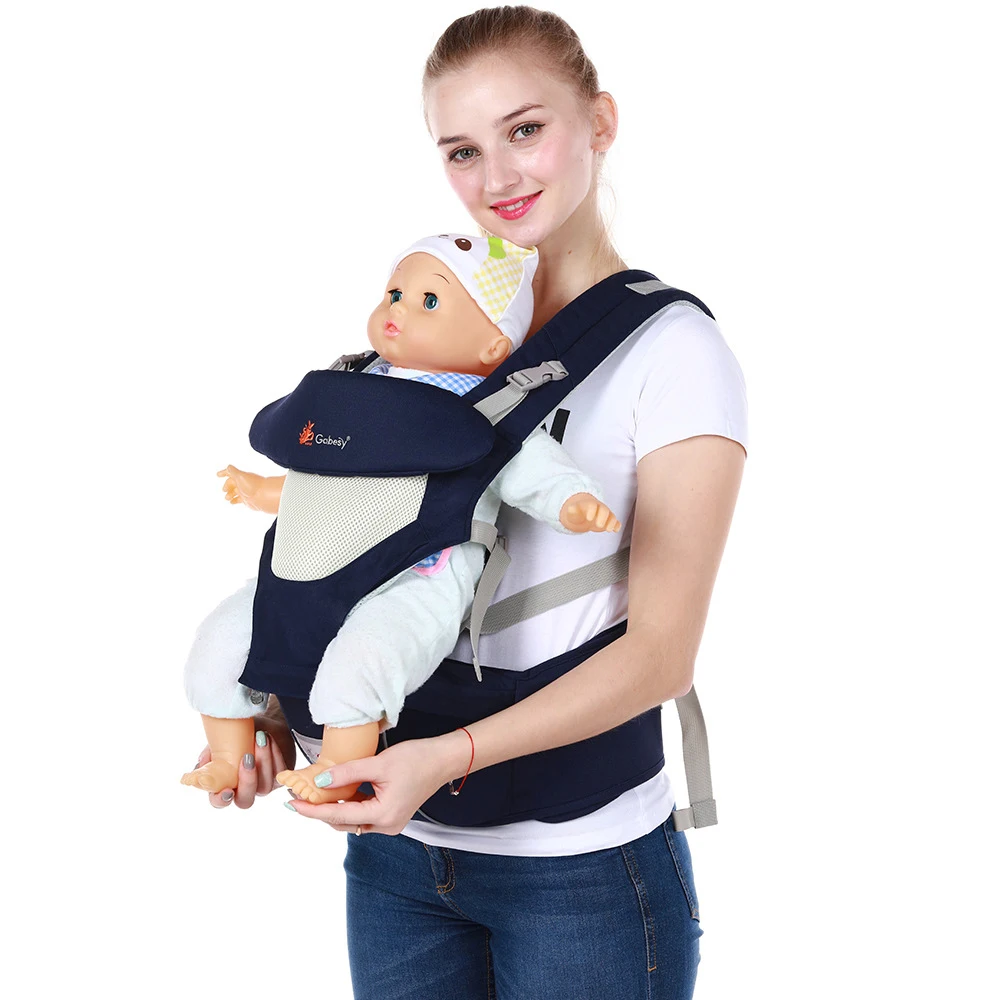 Gabesy Newborn 3 In 1 Ergonomic Baby Carrier Infant Sling Kid Backpack Hip Seat Design Multiple Carrying Ways | Мать и ребенок