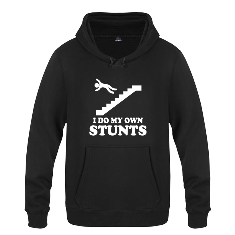 I Do My Own Stunts - Stuntman Falling Down Stairs Hoodies Men 2018 Men's Pullover Fleece Hooded Sweatshirts
I Do My Own Stunts - Stuntman Falling Down Stairs Hoodies Men 2018 Men's Pullover Fleece Hooded Sweatshirts