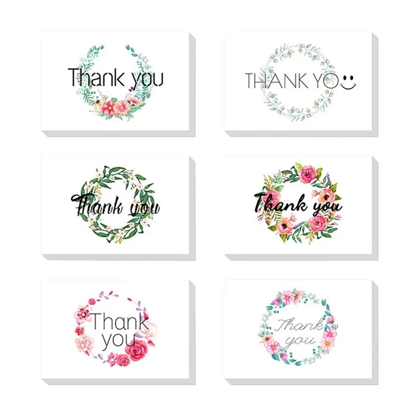 Qianxiaozhen 24pcs Floral Thank You Card Wedding Thanksgiving Gift Card Greeting Cards Decoration (With Free Envelopes)
Qianxiaozhen 24pcs Floral Thank You Card Wedding Thanksgiving Gift Card Greeting Cards Decoration (With Free Envelopes)