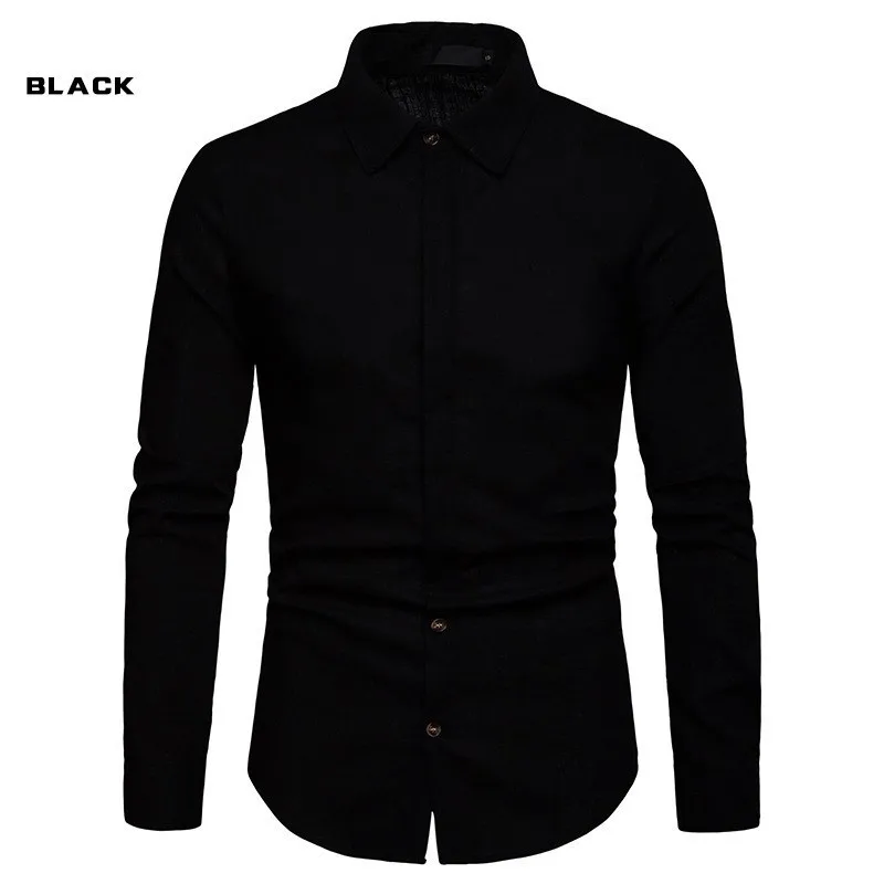 2019 New Men's Linen shirts Male Long Sleeve Breathable Cotton Linen shirt Tops Solid Color Slim Fit Shirts
2019 New Men's Linen shirts Male Long Sleeve Breathable Cotton Linen shirt Tops Solid Color Slim Fit Shirts