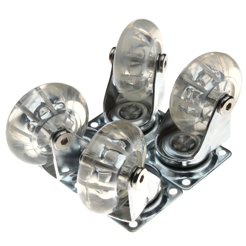 BMBY-Transparent PU Caster Mute Universal Heavy Duty Furniture Wheel For Children's Car Office Chair Swivel Casters
BMBY-Transparent PU Caster Mute Universal Heavy Duty Furniture Wheel For Children's Car Office Chair Swivel Casters