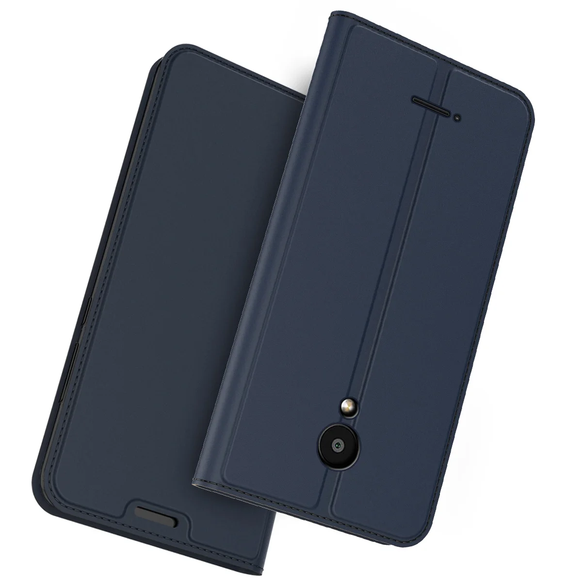Чехол для Meizu C9 Pro Магнитный чехол бумажник из искусственной кожи с держателем