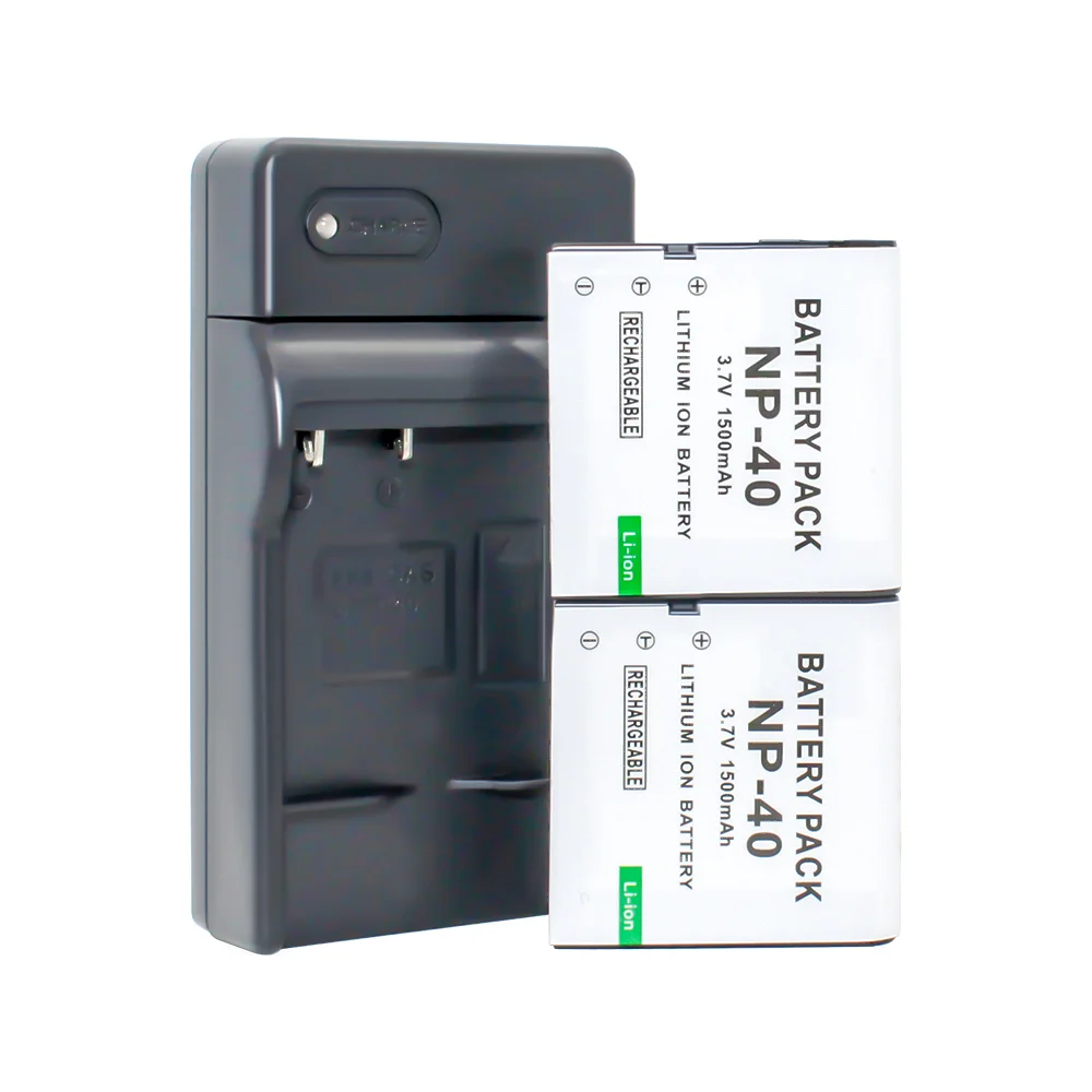 2x NP40 NP 40 CNP аккумулятор камеры + зарядное устройство для Casio EX Z30 Z40 Z50 Z55 Z57 Z750 P505 P600
