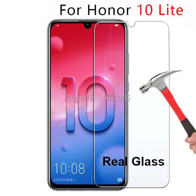 Защитное стекло для Huawei Honor 10 Lite закаленное протектор экрана lite Защитная пленка