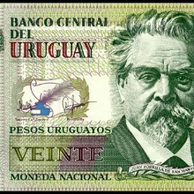 Uruguay 20 Pesos uruguayoos 2015 (2017) P Новые UNC банкноты нераспространенные