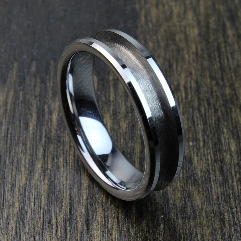 6mm Women's Tungsten Ring Blank for Inlay DIY Jewelry Comfort Fit Beveled Edges Recessed Center Grooved
6mm Women's Tungsten Ring Blank for Inlay DIY Jewelry Comfort Fit Beveled Edges Recessed Center Grooved