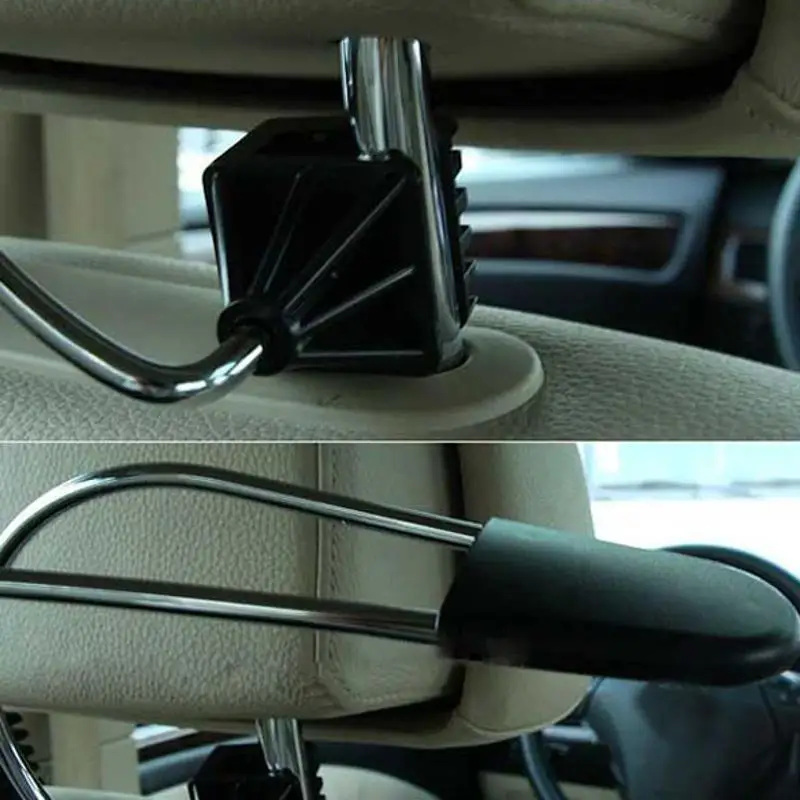 1Pcs Hot Selling Black Headrest Seat Metal Stainless Coat Hanger Clothes Jacket Suits Shirts Holer Car Coat Hanger
1Pcs Hot Selling Black Headrest Seat Metal Stainless Coat Hanger Clothes Jacket Suits Shirts Holer Car Coat Hanger