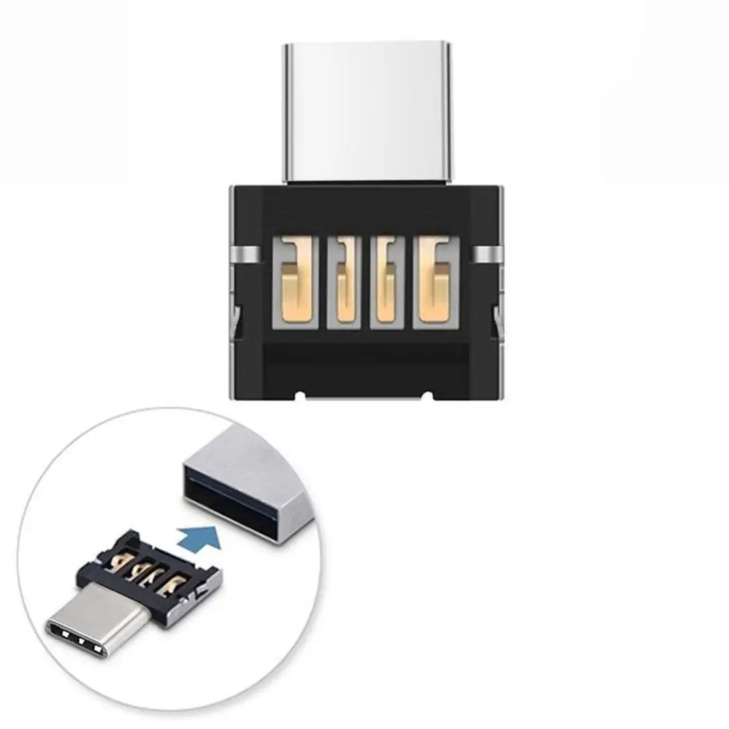Мужской тип телефон USB конвертер устройств OTG с для Android C планшеты серебро смарт