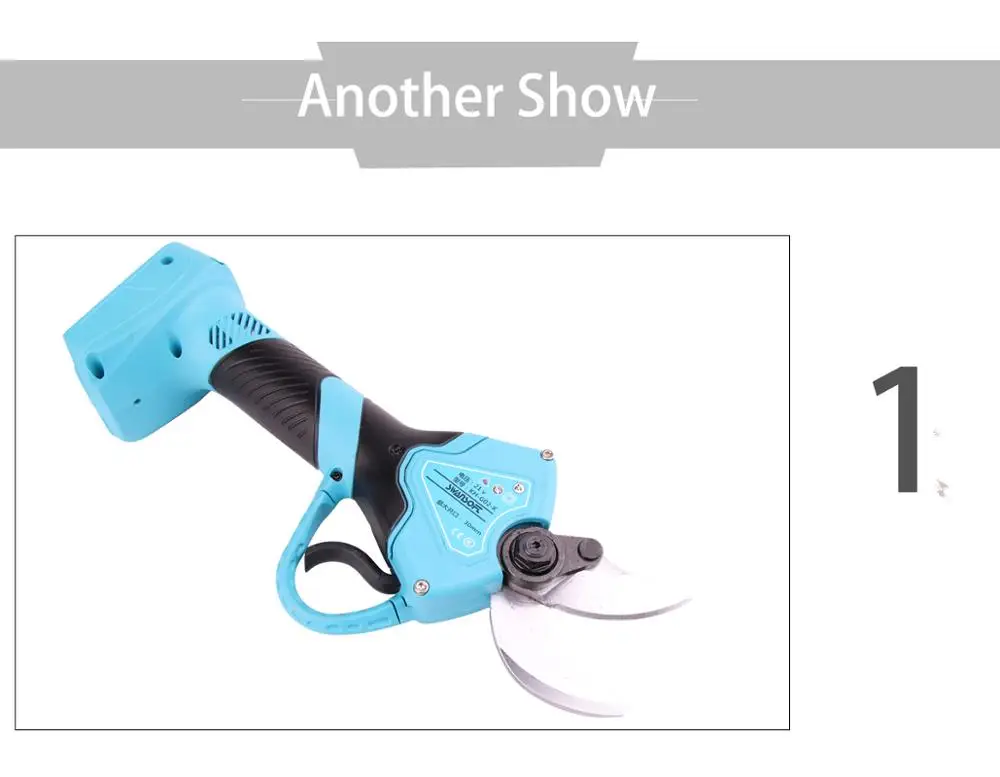 Electric pruning shears Cutting area 30MM Cordless scissors Brushless motor Swiss imported blade C75
Electric pruning shears Cutting area 30MM Cordless scissors Brushless motor Swiss imported blade C75