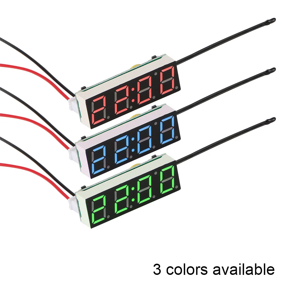 Onever LED Temperature Clock Thermometer Voltmeter LED Display Digital Clock Digital Timer Green Blue Red Light
Onever LED Temperature Clock Thermometer Voltmeter LED Display Digital Clock Digital Timer Green Blue Red Light