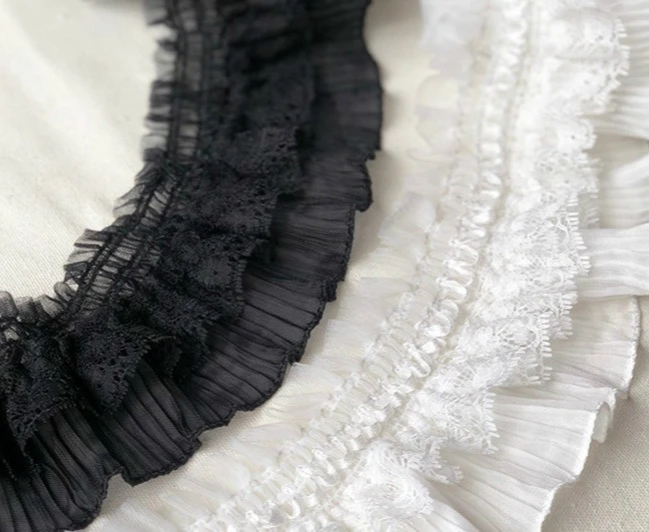 9cm Wide Elastic Tulle Lace Pleats Fold Skirt Pendulum Curtains Mantle Bed Doll Clothes Clothing Cloth Wedding Dress Accessories
9cm Wide Elastic Tulle Lace Pleats Fold Skirt Pendulum Curtains Mantle Bed Doll Clothes Clothing Cloth Wedding Dress Accessories