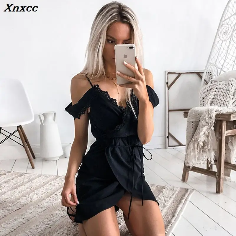 Xnxee sexy white suspender dress women clothing summer kleider short dress sukienka fashion backless patchwork vestidos jurken
Xnxee sexy white suspender dress women clothing summer kleider short dress sukienka fashion backless patchwork vestidos jurken