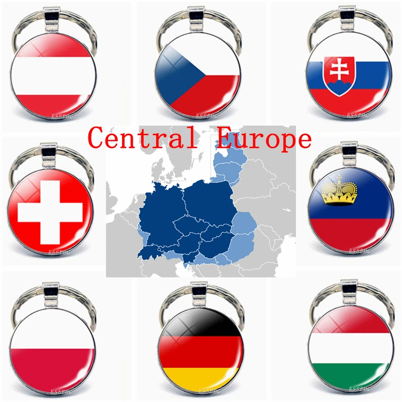 Central Europe: Austria Poland Germany Switzerland Slovakia Flag Key Chain Glass Jewelry Keychain Pendant Patriot National Gifts
Central Europe: Austria Poland Germany Switzerland Slovakia Flag Key Chain Glass Jewelry Keychain Pendant Patriot National Gifts