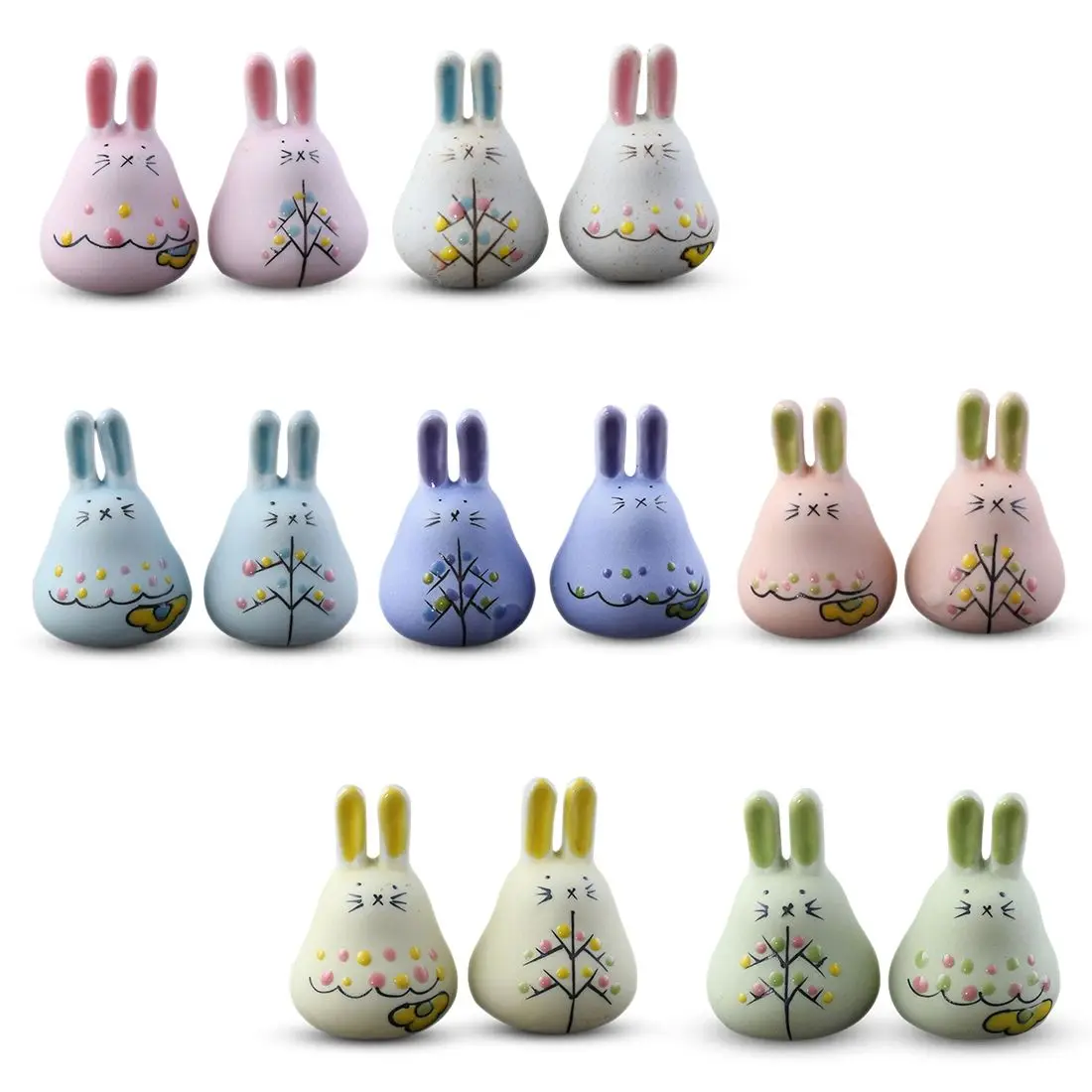 Exquisite hand-made ceramic wind chimes jewelry cute rabbit wind bell Bell pendant Easter gift garden garden decoration
Exquisite hand-made ceramic wind chimes jewelry cute rabbit wind bell Bell pendant Easter gift garden garden decoration