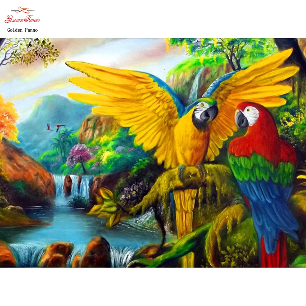 GOLDEN PANNO Painting Diamond Cross Embroidery Mosaic Animal Diamond Embroidery Square Full Rhinestone Bird Parrot Cube Crafts
GOLDEN PANNO Painting Diamond Cross Embroidery Mosaic Animal Diamond Embroidery Square Full Rhinestone Bird Parrot Cube Crafts