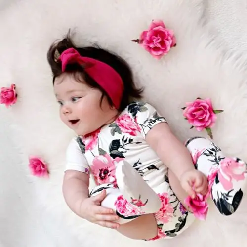 2Pcs/set Toddler Infant Newborn Baby Girl Clothing Flower Romper Jumpsuit Baby Girls Costumes 2019 New
2Pcs/set Toddler Infant Newborn Baby Girl Clothing Flower Romper Jumpsuit Baby Girls Costumes 2019 New
