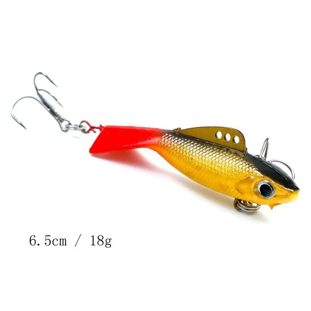 Fish Shape Jig Fishing Bait Lure 6.5cm Made of steel material strong and sharp hooks. 5.5cm Hooks 3 Pond River | Спорт и развлечения
