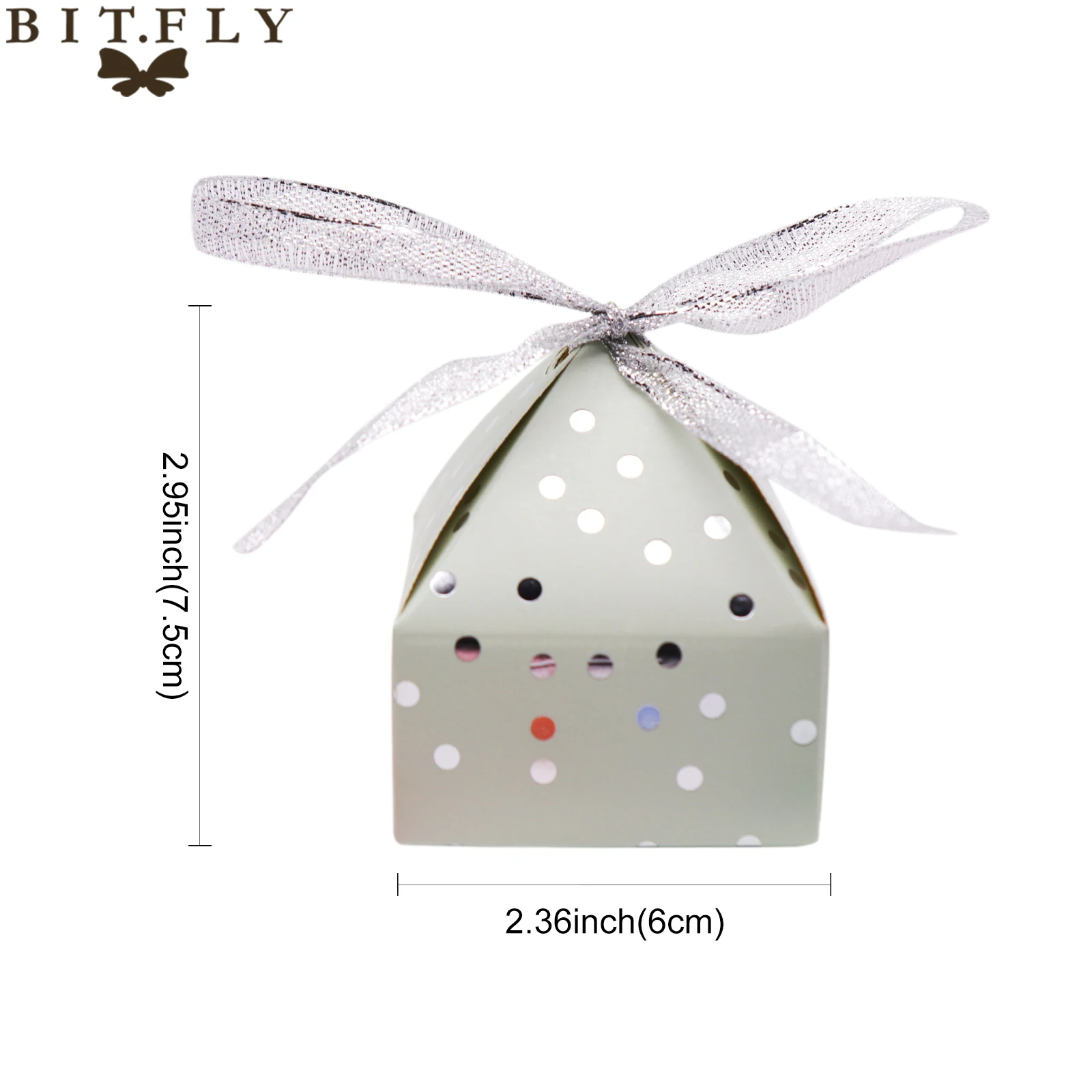 BIT.FLY (6x6x7.5cm)New Bronzing Dot Paper Candy Box Gold/Sliver Foil Paper Gift Box For Wedding Birthday party Christmas
BIT.FLY (6x6x7.5cm)New Bronzing Dot Paper Candy Box Gold/Sliver Foil Paper Gift Box For Wedding Birthday party Christmas