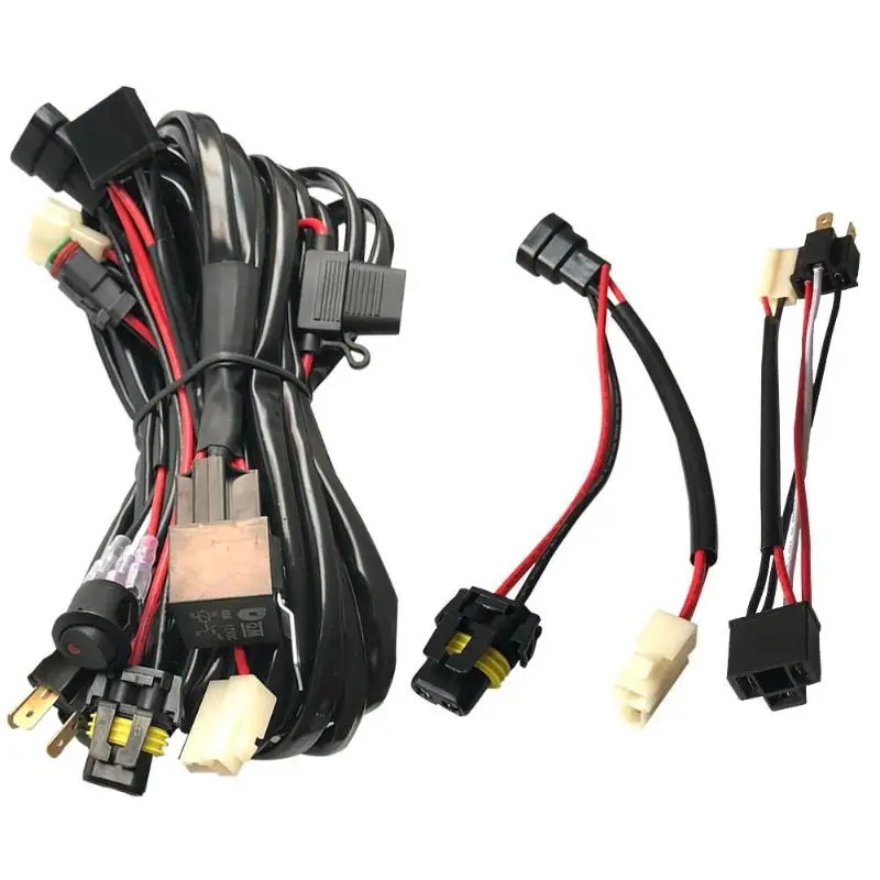 VODOOL 12V Dual Car LED Driving Light Wiring Loom Harness High Beam Quick Fit with H4+HB3 Adapters
VODOOL 12V Dual Car LED Driving Light Wiring Loom Harness High Beam Quick Fit with H4+HB3 Adapters