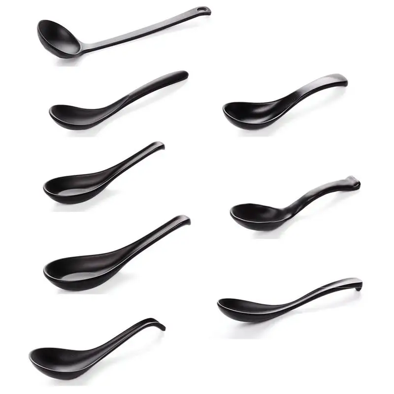Japanese 1Pc Black Matte Spoon Chinese Soup Spoon Round Anti-Fall Earl Scoop Scoop Thick Cooking Meal Food Spoon Dinnerware
Japanese 1Pc Black Matte Spoon Chinese Soup Spoon Round Anti-Fall Earl Scoop Scoop Thick Cooking Meal Food Spoon Dinnerware