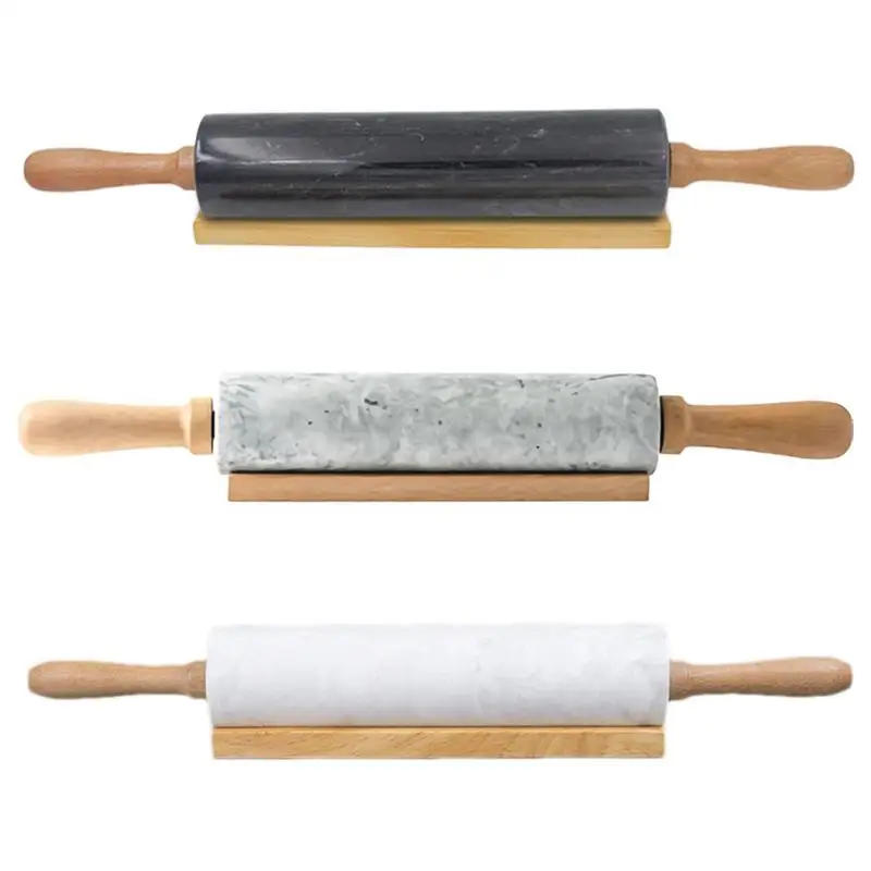 Wholesale High quality Rolling Pin Marble Roller Solid Wood Base Home Kitchen Utensils With Wood Handle Multi-size Baking Tool
Wholesale High quality Rolling Pin Marble Roller Solid Wood Base Home Kitchen Utensils With Wood Handle Multi-size Baking Tool