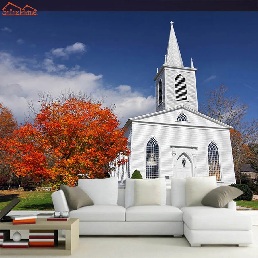 Modern Wall Papers Home Decor Wallpapers 3d Photo Wallpaper for Wall Living Room Mural Rolls European Autumn Church Building
Modern Wall Papers Home Decor Wallpapers 3d Photo Wallpaper for Wall Living Room Mural Rolls European Autumn Church Building