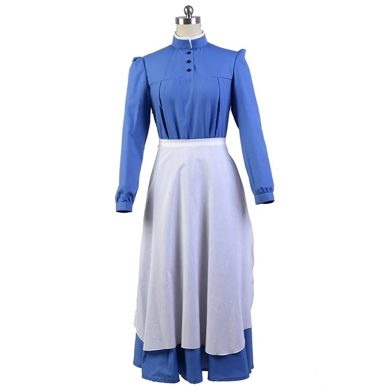 New Howl's Moving Castle Cosplay Sophie Hatter Dress Cosplay Costume Custom Made blue dress for women girl
New Howl's Moving Castle Cosplay Sophie Hatter Dress Cosplay Costume Custom Made blue dress for women girl