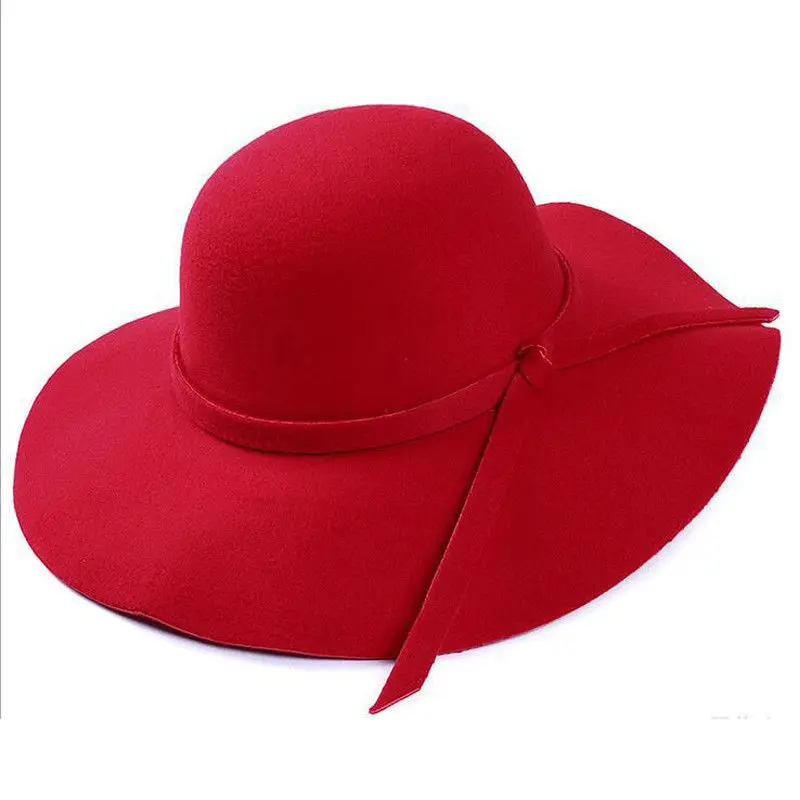 New Pillbox Hat Women's Wide Brim Felt Bowler Fedora Hat Floppy Sun Bowknot Cloche Cap Women's Large Hat
New Pillbox Hat Women's Wide Brim Felt Bowler Fedora Hat Floppy Sun Bowknot Cloche Cap Women's Large Hat