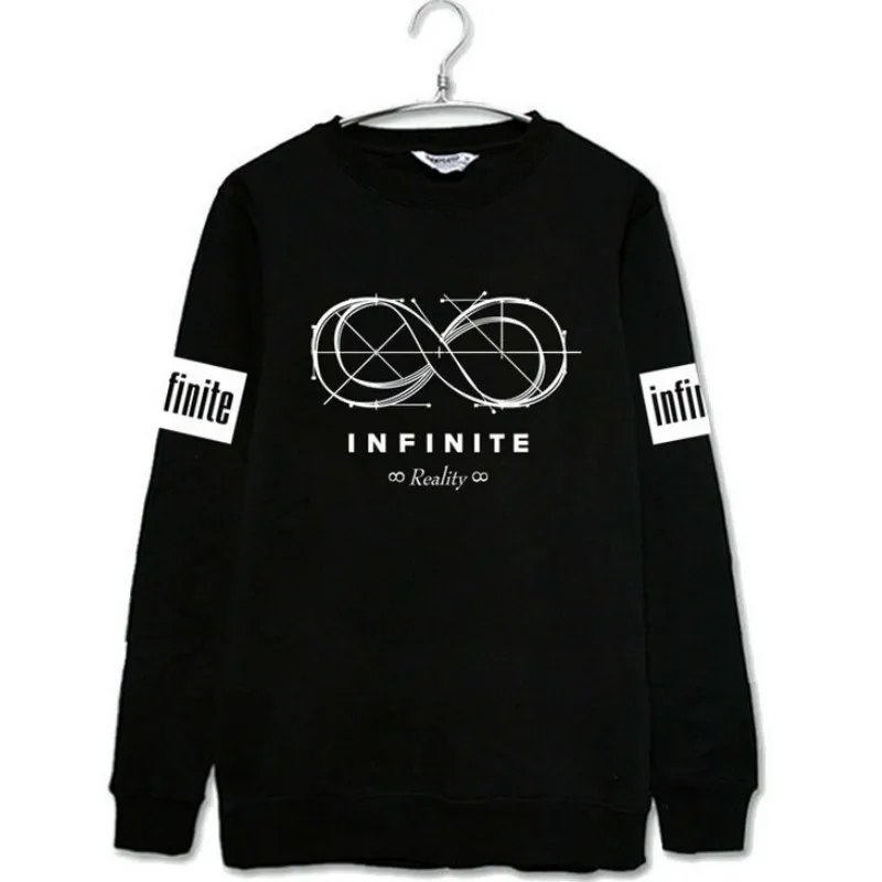 Letter Print Infinite Kpop Hoodies Women Loose Long Sleeve Plus Size O-neck Sweatshirts Casual 2018 Autumn Female Pullovers
Letter Print Infinite Kpop Hoodies Women Loose Long Sleeve Plus Size O-neck Sweatshirts Casual 2018 Autumn Female Pullovers