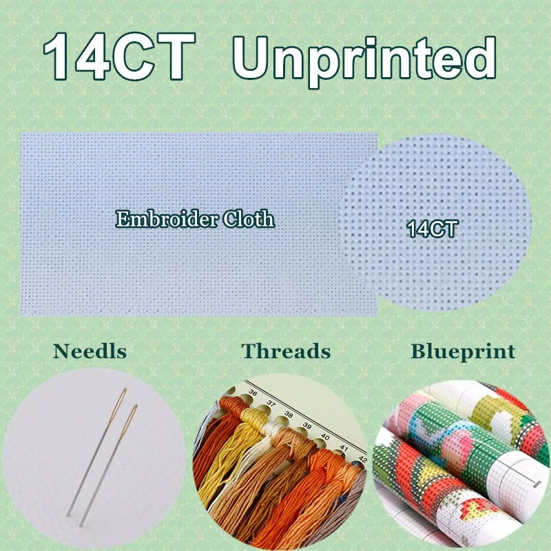 Embroidery Counted Cross Stitch Kits Needlework - Crafts 14 ct DMC Color DIY Arts Handmade Decor - Fan Beauty
Embroidery Counted Cross Stitch Kits Needlework - Crafts 14 ct DMC Color DIY Arts Handmade Decor - Fan Beauty