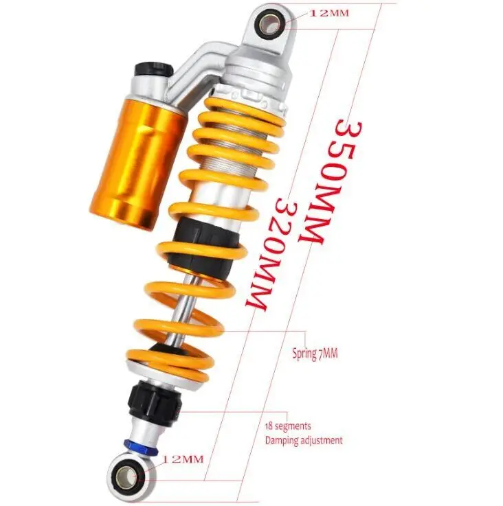 13" 330mm Motorcycle Rear Air Shock Absorber Suspension Cushion For Honda CB400SF Superfour 1992-1998 & CB400 VTEC 1999-2015
13" 330mm Motorcycle Rear Air Shock Absorber Suspension Cushion For Honda CB400SF Superfour 1992-1998 & CB400 VTEC 1999-2015