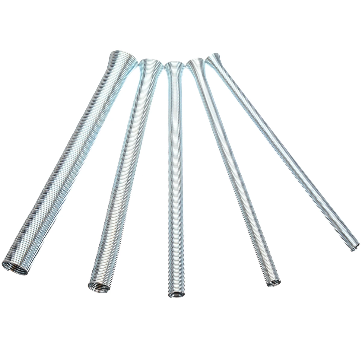 5Pcs Silver Spring Bending Tube Kit CT-102-L Spring Pipe Bender Spring Steel Spring Tube Bender Sets 1/4" 5/16" 3/8" 1/2" 5/8"
5Pcs Silver Spring Bending Tube Kit CT-102-L Spring Pipe Bender Spring Steel Spring Tube Bender Sets 1/4" 5/16" 3/8" 1/2" 5/8"