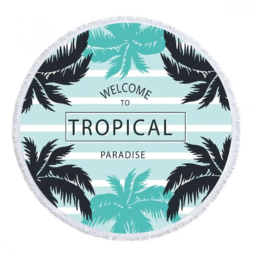 Printed Tropical Leaves Flower Round Beach Towels Microfiber Beach Towels For Adults Serviette De Plage Sunbath Beach Towels
Printed Tropical Leaves Flower Round Beach Towels Microfiber Beach Towels For Adults Serviette De Plage Sunbath Beach Towels