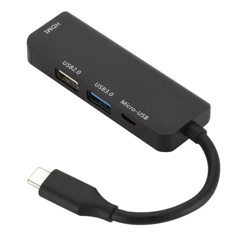 Концентратор Тип с разъемами типа C и Micro USB 3 0 2 HDMI портом Thunderbolt 4 Порты разъёмы