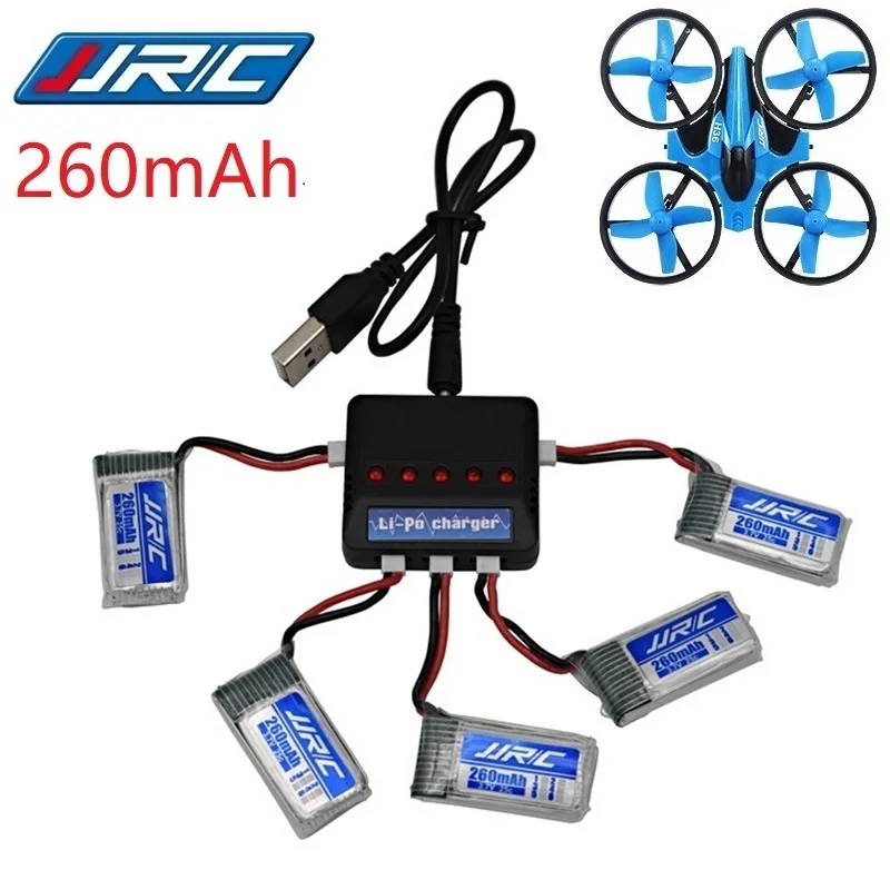 Original JJRC H36 battery 3.7V 260mAh For E010 E011 E012 E013 F36 3.7v Lipo Battery + (5in1) Charger RC Quadcopter Parts
Original JJRC H36 battery 3.7V 260mAh For E010 E011 E012 E013 F36 3.7v Lipo Battery + (5in1) Charger RC Quadcopter Parts