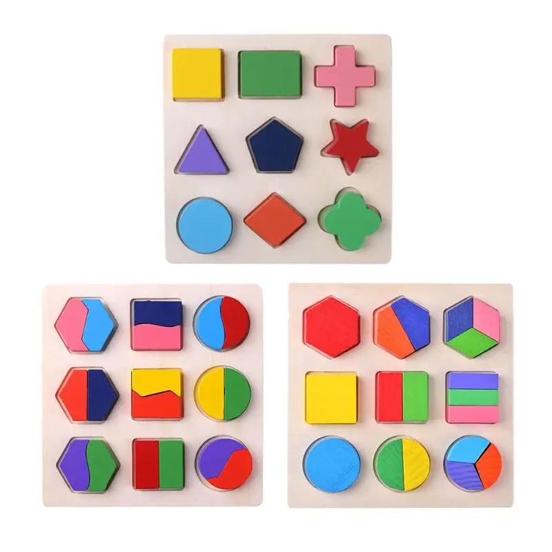 Kids 3D Puzzle Wooden Toys Colorful Geometry Shape Cognition Wood Puzzle Children Early Learning Educational Montessori Toys
Kids 3D Puzzle Wooden Toys Colorful Geometry Shape Cognition Wood Puzzle Children Early Learning Educational Montessori Toys