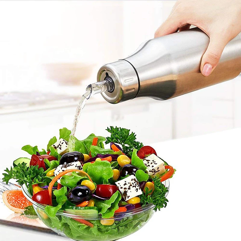 500/750/1000ml Stainless Steel Oliver Oil Jar Vinegar Dispenser Leakproof Sauce Bottle Kitchen Gadgets
500/750/1000ml Stainless Steel Oliver Oil Jar Vinegar Dispenser Leakproof Sauce Bottle Kitchen Gadgets