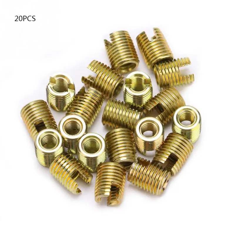 20Pcs/set Screw Thread Inserts 302 Carbon Steel Self-tapping Thread Repair Insert Fastener Repairing Accessories
20Pcs/set Screw Thread Inserts 302 Carbon Steel Self-tapping Thread Repair Insert Fastener Repairing Accessories